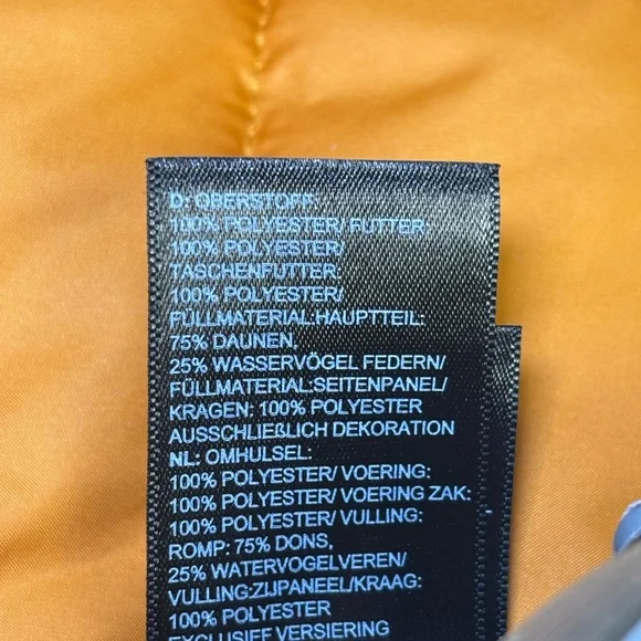 NWT The North Face Womens Alpz 2.0 Down Vest SMALL Citrine Yellow Orange Pumpkin - Picture 14 of 16